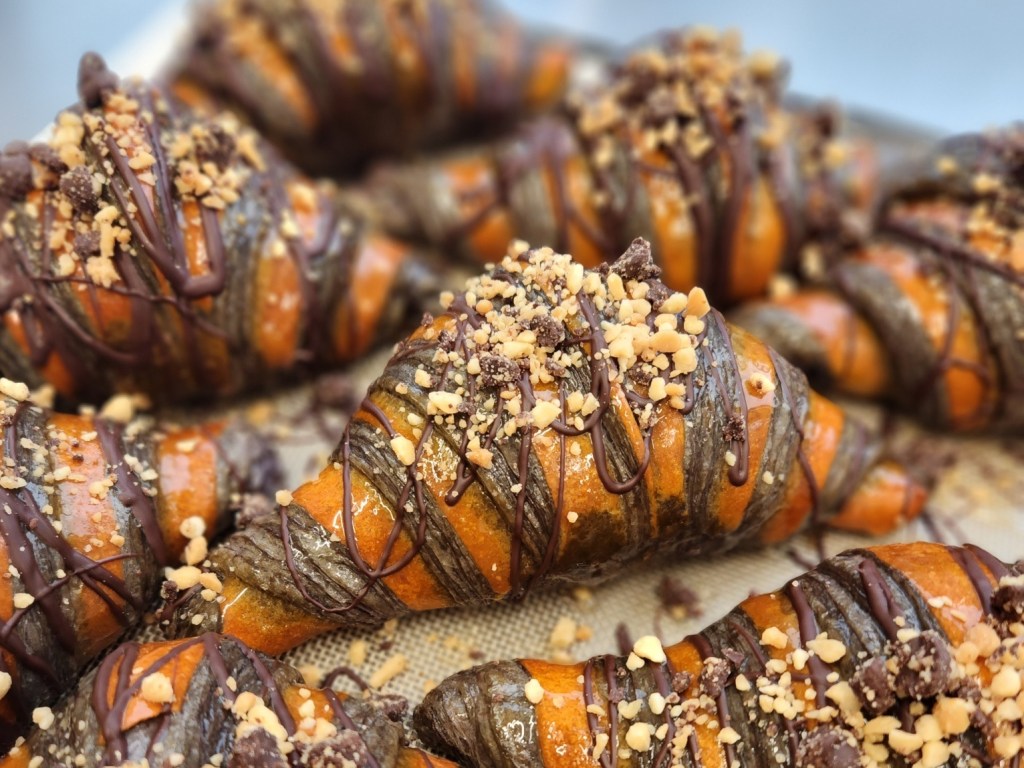 Peanut Butter Cup&nbsp;Croissants